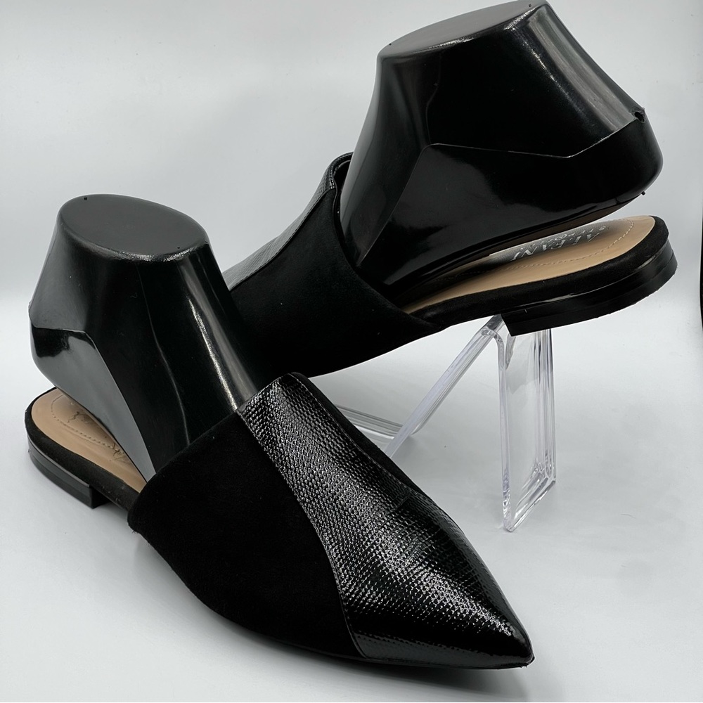 alfani step n flex black heels